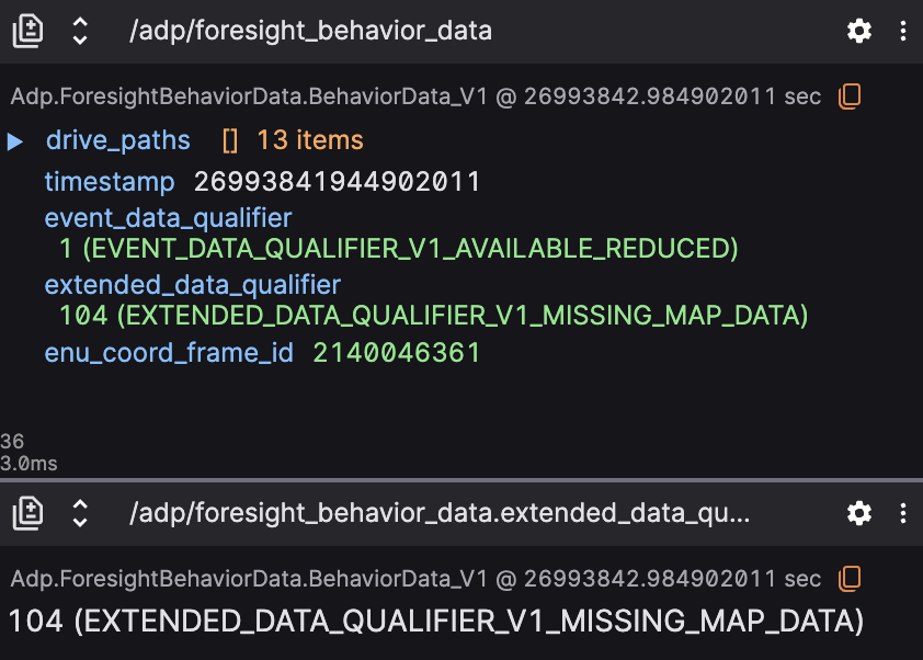 Additional info on raw messages