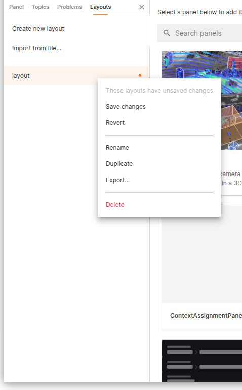 Layout options
