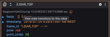 Raw messages state transitions shortcut
