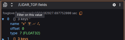 Raw messages filtering